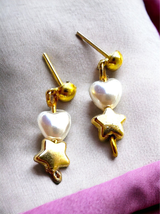 Starry heart Earrings