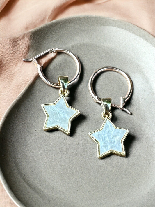 Shimmer Star Earrings