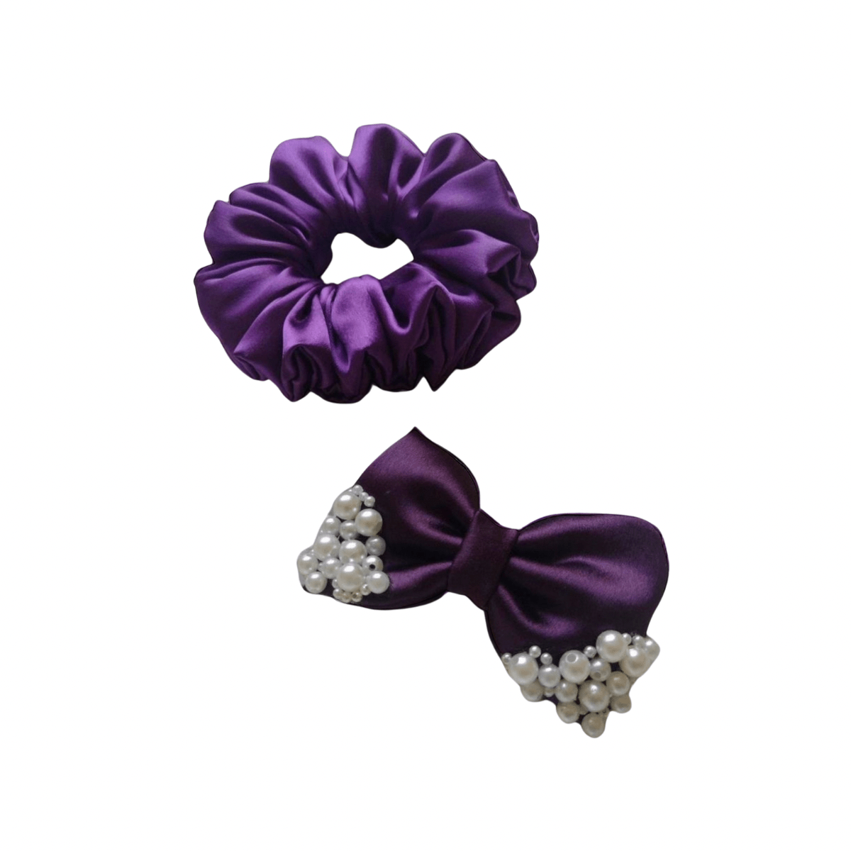 Premium Scrunchie and Hair Bow Combo – Trendy & Durable Hair Accessories