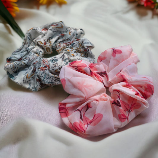 Floral Scrunchies for Hair: Stylish, Soft, and Eco-Friendly Hair Accessories