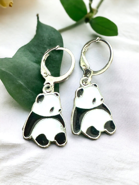 Panda Charm Earrings